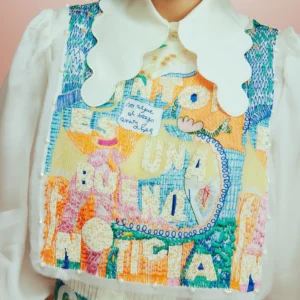 CEREMONY ORGANZA SHIRT AND BIB
